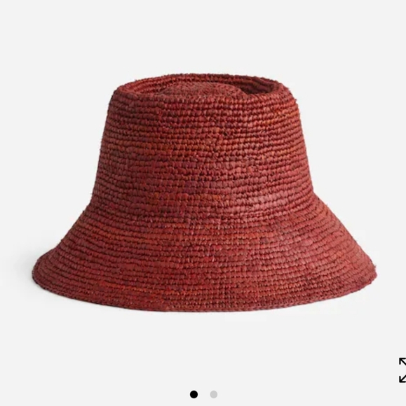 NWT Madewell Womwn"s Lantern Straw Hat Stitch Fix - Picture 1 of 8